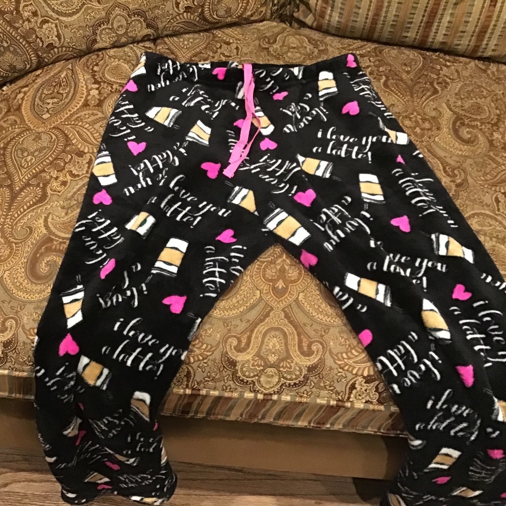 It’s fuzzy pj pants